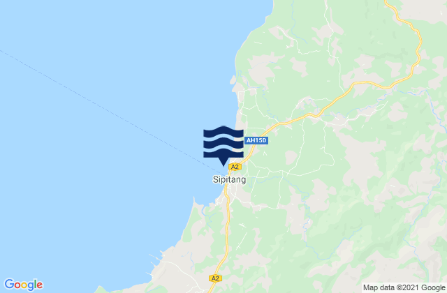 Mapa de mareas Sipitang Brunei Bay, Malaysia