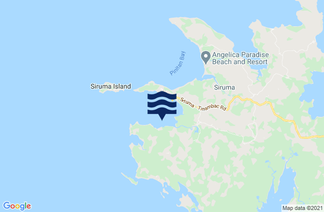 Mapa de mareas Siruma, Philippines