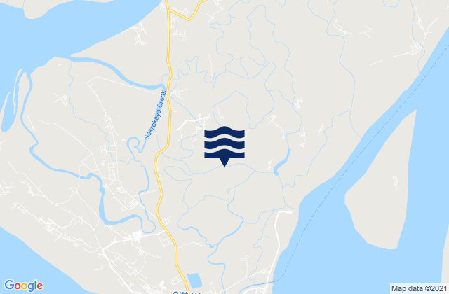 Mapa de mareas Sittwe District, Myanmar