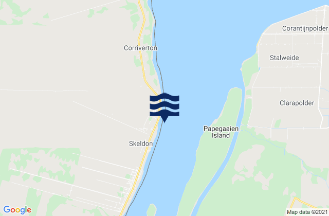 Mapa de mareas Skeldon, Guyana