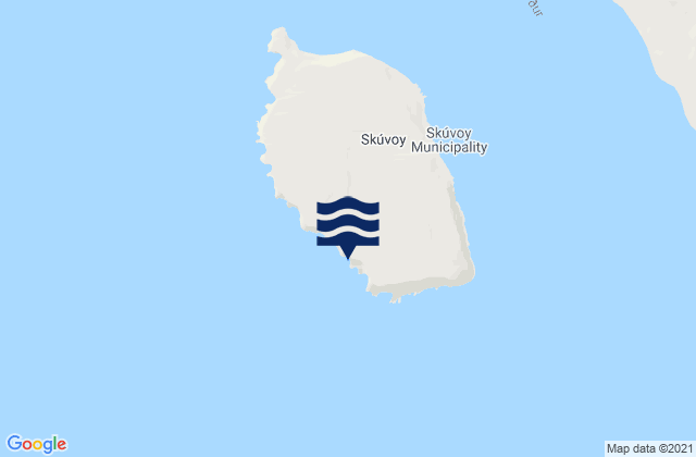 Mapa de mareas Skúvoy, Faroe Islands