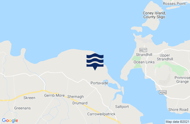 Mapa de mareas Sligo, Ireland