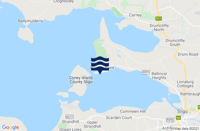 Mapa de mareas Sligo Harbour (Oyster Island), Ireland