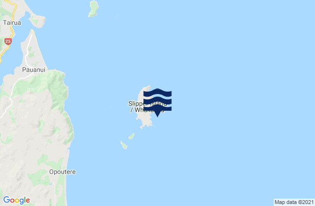Mapa de mareas Slipper Island (Whakahau), New Zealand