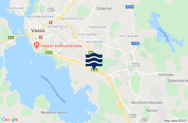 Mapa de mareas Smedsby, Finland