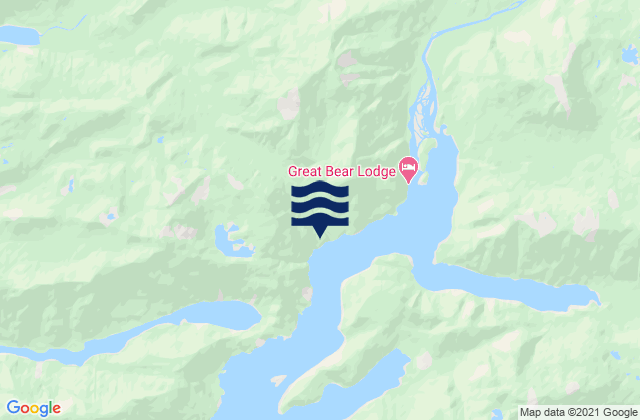 Mapa de mareas Smith Inlet, Canada