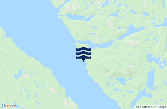 Mapa de mareas Smithers Island, Canada