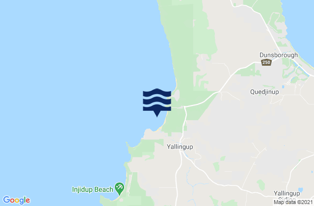 Mapa de mareas Smiths Beach, Australia
