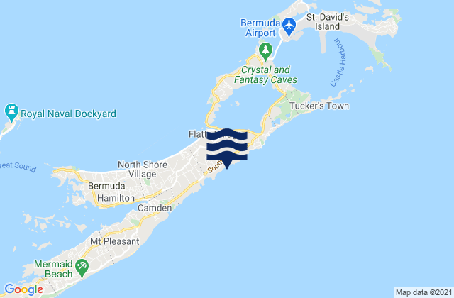 Mapa de mareas Smith’s Parish, Bermuda