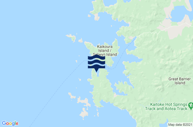 Mapa de mareas Smokehouse Bay, New Zealand