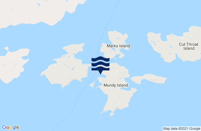 Mapa de mareas Smokey, Canada