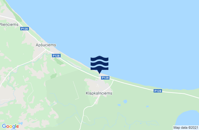 Mapa de mareas Smārde, Latvia