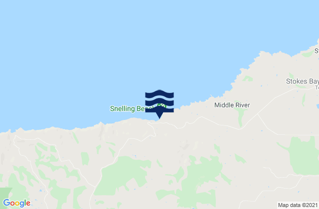 Mapa de mareas Snelling Beach, Australia