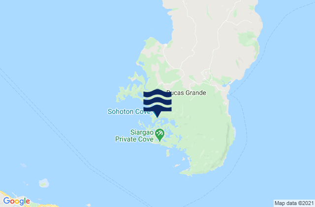 Mapa de mareas Sohutan Bay (Bucas Grande Island), Philippines
