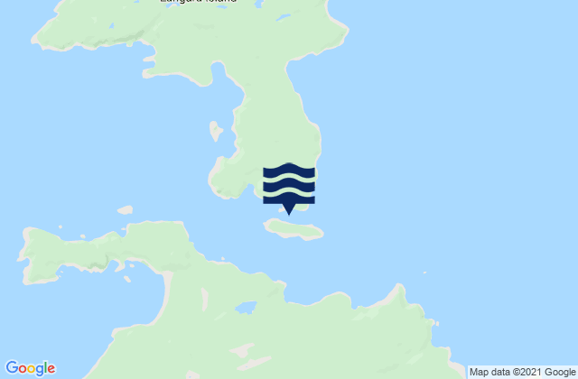 Mapa de mareas Solide Passage, Canada