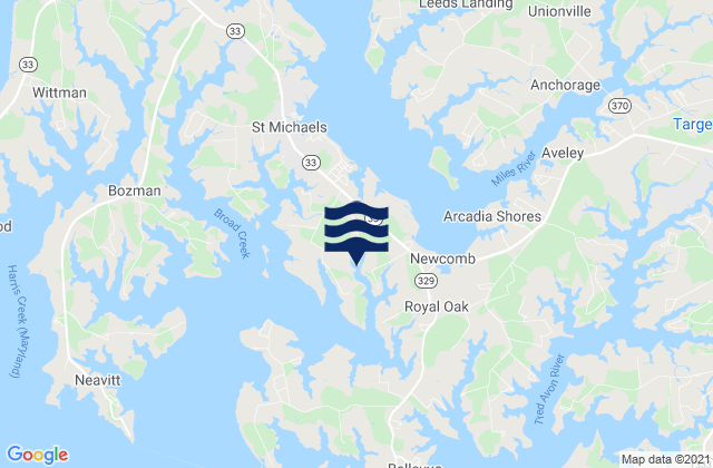 Mapa de mareas Solitude Creek, United States