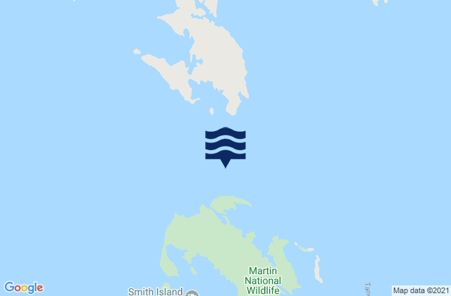 Mapa de mareas Solomons Lump Light, United States