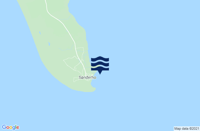 Mapa de mareas Sonderho Fano Island, Denmark