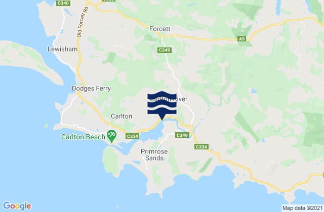 Mapa de mareas Sorell, Australia
