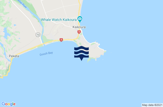 Mapa de mareas South Bay, New Zealand