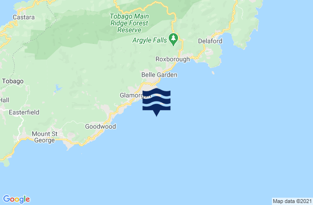 Mapa de mareas South Coast, Trinidad and Tobago