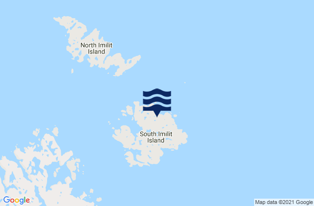 Mapa de mareas South Imilit Island, Canada