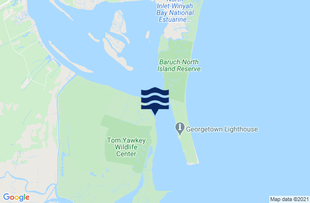 Mapa de mareas South Island Plantation, United States