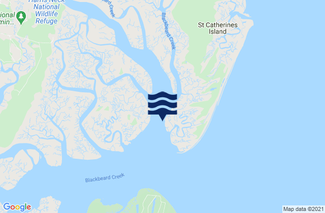 Mapa de mareas South Newport River (daymark 135), United States