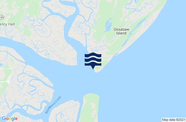 Mapa de mareas South Ossabaw Island Bear River, United States