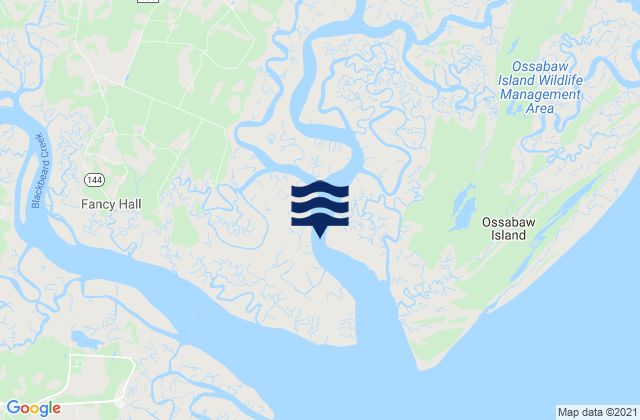 Mapa de mareas South of Kilkenny Creek Entrance, United States
