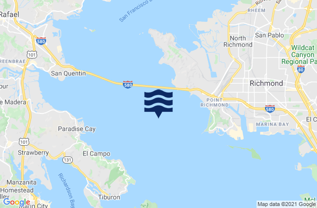Mapa de mareas Southampton Shoal Channel LB 6, United States