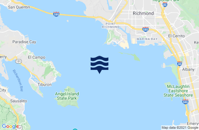 Mapa de mareas Southampton Shoal Light 0.2 mile E of, United States