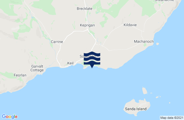 Mapa de mareas Southend, United Kingdom