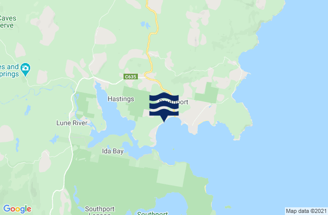 Mapa de mareas Southport Jetty, Australia
