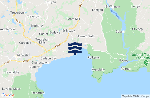 Mapa de mareas Spit Beach, United Kingdom
