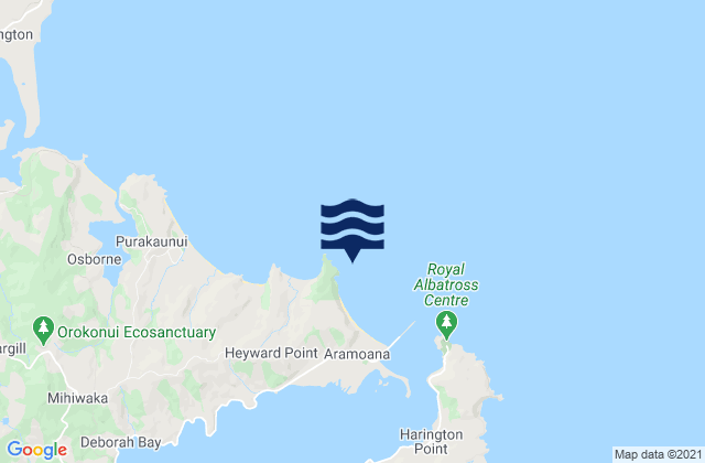 Mapa de mareas Spit Beach, New Zealand
