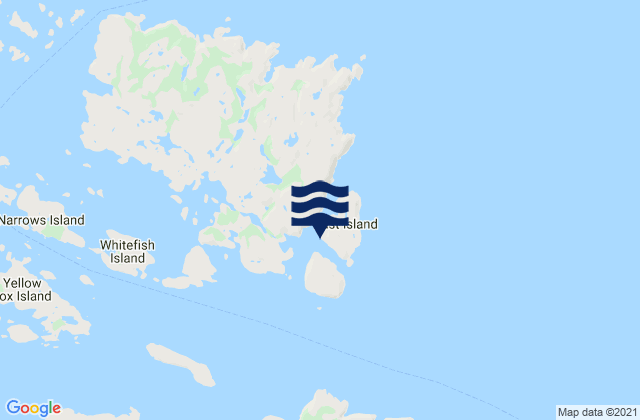 Mapa de mareas Square Island Harbour, Canada