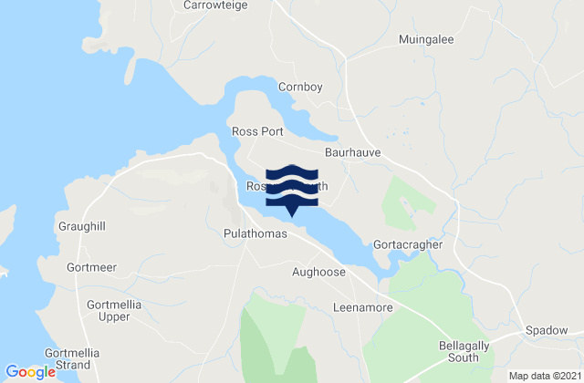 Mapa de mareas Sruwaddacon Bay, Ireland