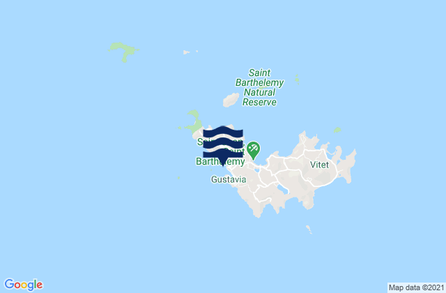 Mapa de mareas St Barthelemy, U.S. Virgin Islands
