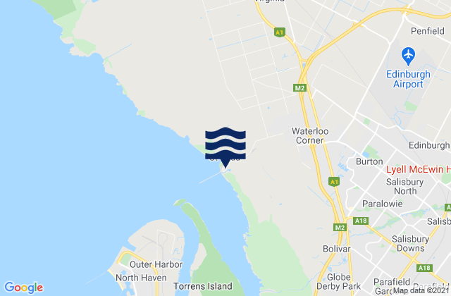 Mapa de mareas St Kilda Beach, Australia