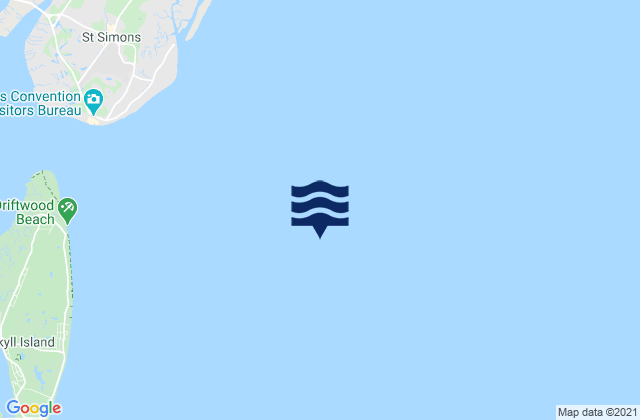 Mapa de mareas St Simons Sound Bar, United States