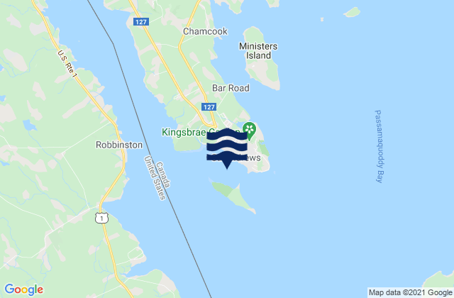 Mapa de mareas St. Andrews Harbour, Canada