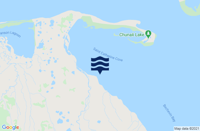 Mapa de mareas St. Catherine Cove, United States