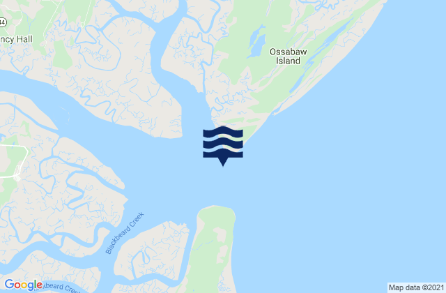 Mapa de mareas St. Catherines Sound Entrance, United States
