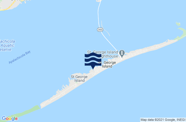 Mapa de mareas St. George Island 12th St. W (Bayside), United States