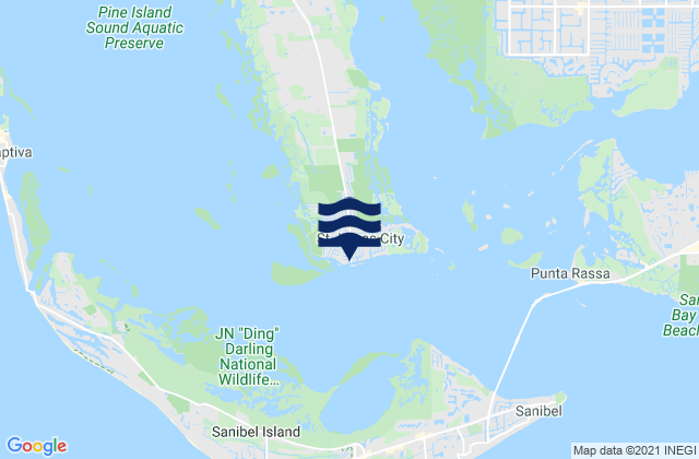 Mapa de mareas St. James City (Pine Island), United States