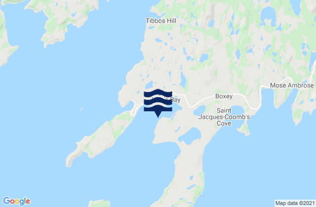 Mapa de mareas St. John's Harbour, Canada
