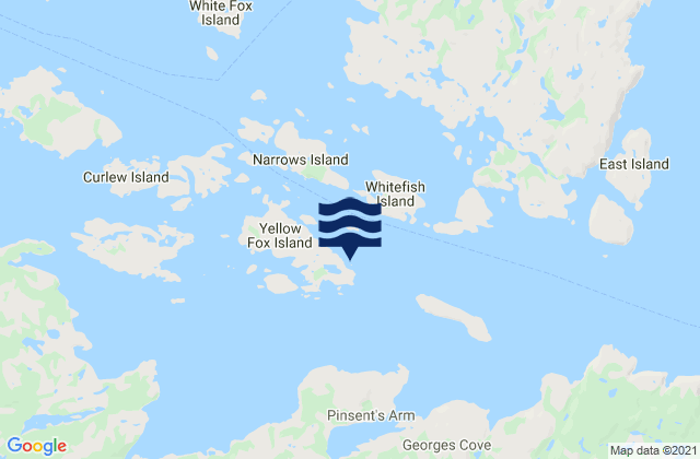 Mapa de mareas St. Michaels Bay, Canada