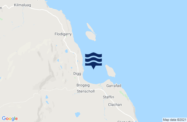 Mapa de mareas Staffin Bay, United Kingdom