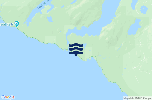 Mapa de mareas Stanley Beach, Canada